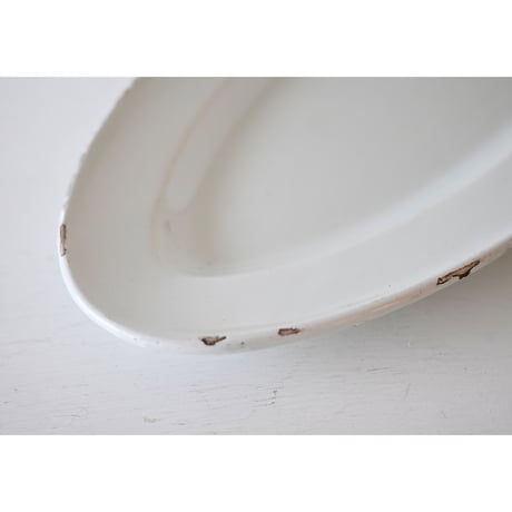 白釉 ポワソン皿
