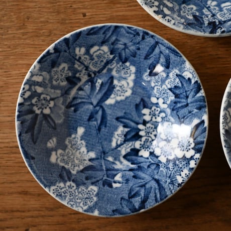 イギリス May Blossom Leighton 総柄小皿 ※A-Eバリエーションあり