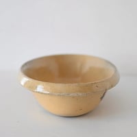 Dieulefit 淡い黄釉のオーヴァル深皿 w29.5cm