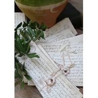 フランス語の証書束(リボンとお花付き) ※A-Fバリエーションあり