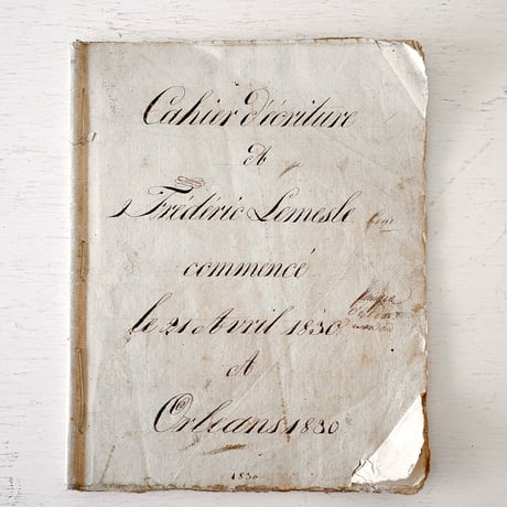 1830年 カリグラフィの美しい証書(D)
