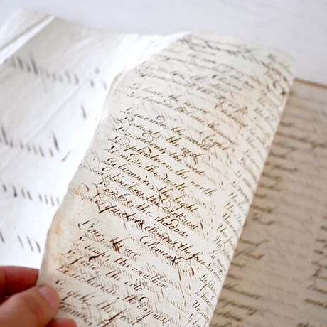 1830年 カリグラフィの美しい証書(E)