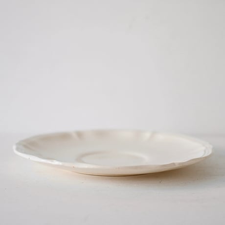Sarreguemines 花リムソーサー単品 ※A-Gバリエーションあり
