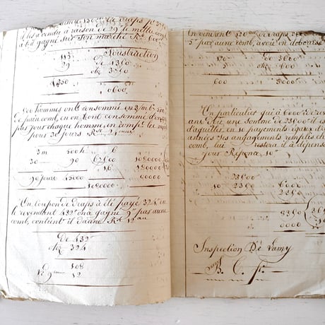 1821年 カリグラフィの美しい証書(A)