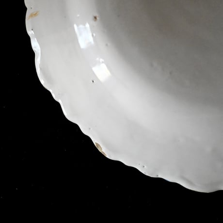 白釉 青花メイン皿 ※バリエーションあり