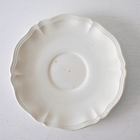 Sarreguemines 花リムソーサー単品 ※A-Gバリエーションあり