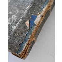1837年 カーキ色カバーの古書(B)