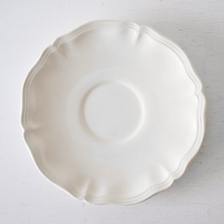 Sarreguemines 花リムソーサー単品 ※A-Gバリエーションあり