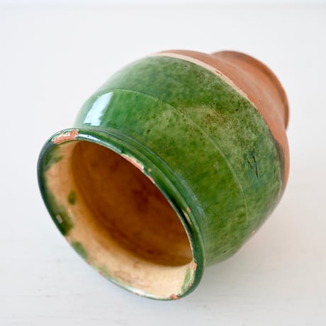 南仏緑釉コンフィポット