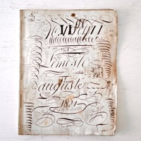 1821年 カリグラフィの美しい証書(B)