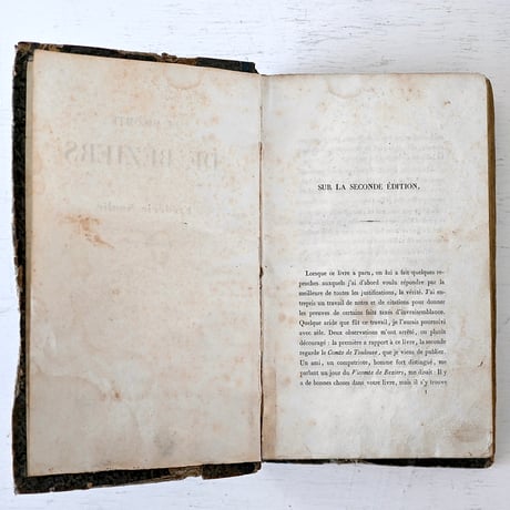 1837年 カーキ色カバーの古書(B)