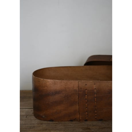 Boîte ovale en bois cintré (わっぱ)