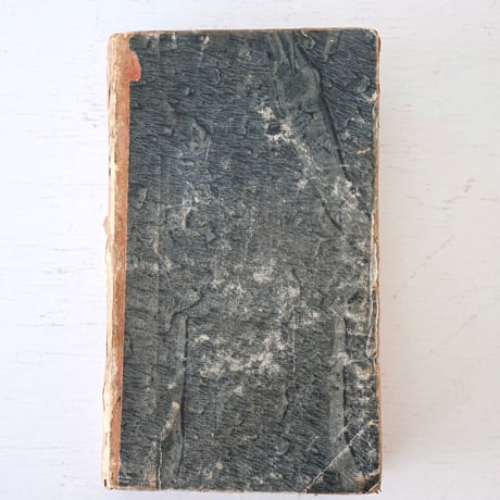1838年 カーキ色カバーの古書(A)