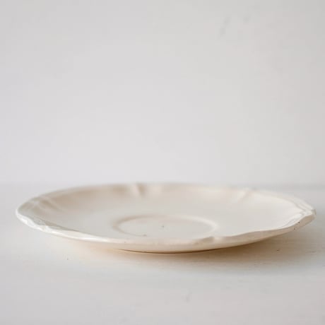 Sarreguemines 花リムソーサー単品 ※A-Gバリエーションあり