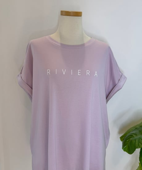 " RIVIERA " ロゴTシャツ