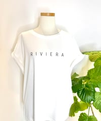 " RIVIERA " ロゴTシャツ