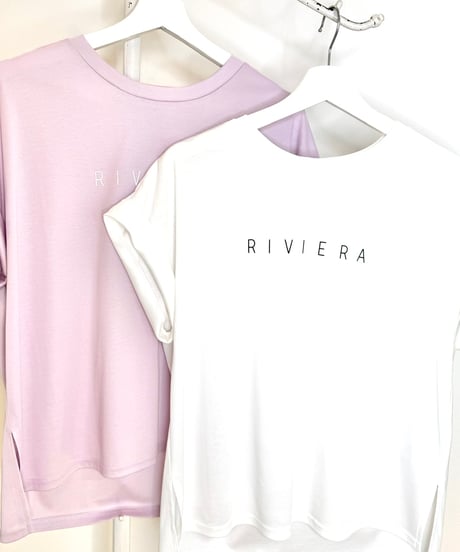 " RIVIERA " ロゴTシャツ