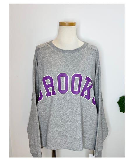 " BROOKS" ロゴプルオーバー