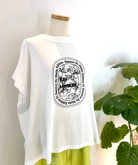 フロッキープリントTシャツ