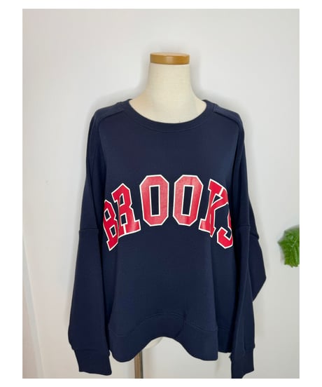 " BROOKS" ロゴプルオーバー