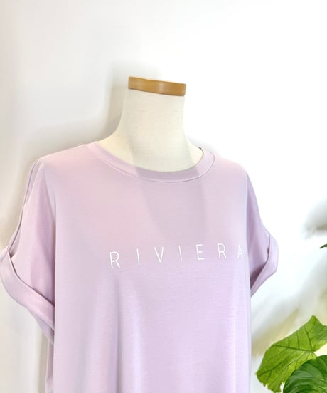 " RIVIERA " ロゴTシャツ