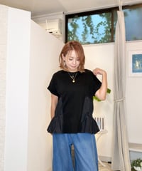 ドライタッチコットン 異素材ドッキング