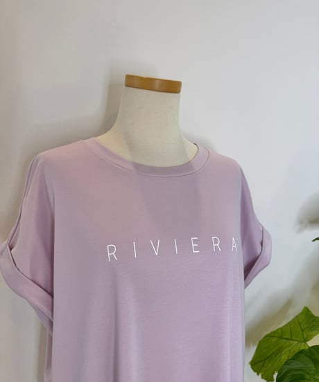 " RIVIERA " ロゴTシャツ
