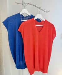 ペーパーヤーンニットTOPS