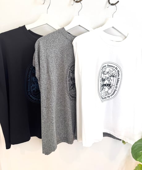 フロッキープリントTシャツ
