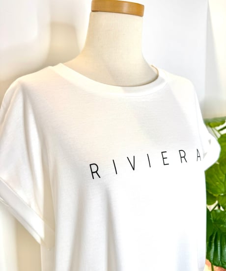 " RIVIERA " ロゴTシャツ
