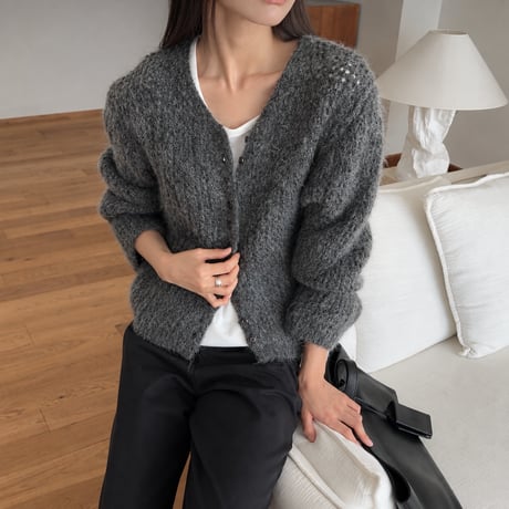 《予約販売》Fluffy Knit Cardigan