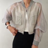 《予約販売》Sheer Bomber Jacket