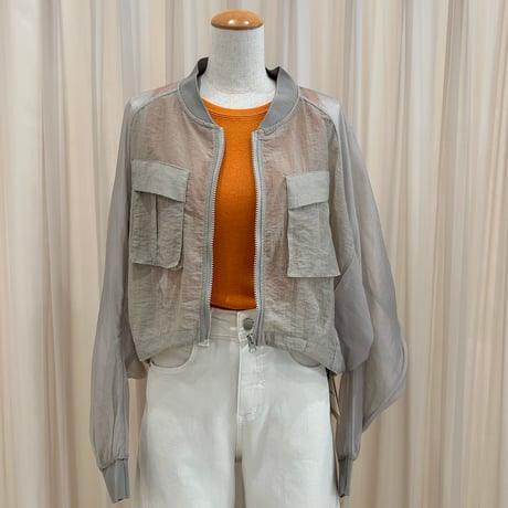 《予約販売》Sheer Bomber Jacket