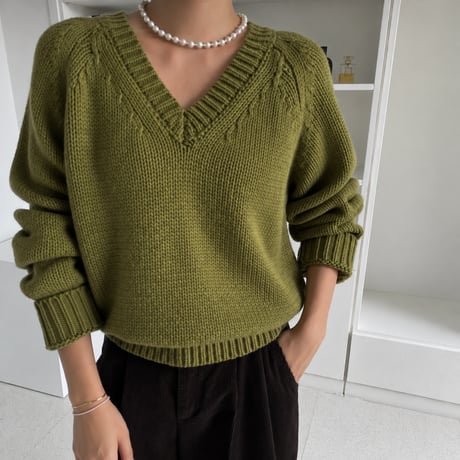 《予約販売》Alex V-Neck Knit