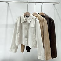 《予約販売》STUNNING Suede Cropped Jacket