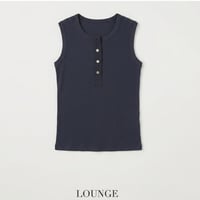 《予約販売》Button Rib Tank Top
