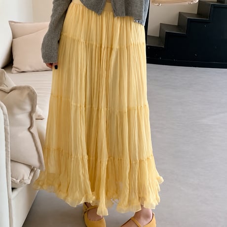 《即日発送📦》Flowy Tiered Skirt