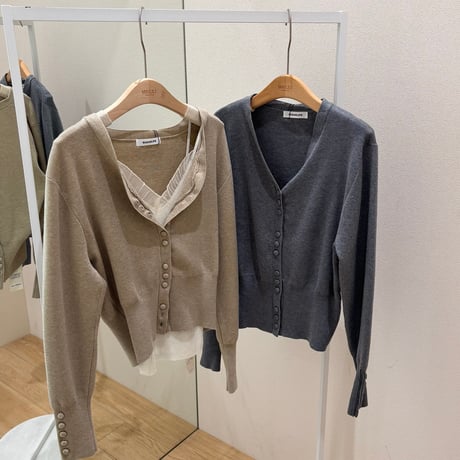 《予約販売》Muir Button Point Cardigan