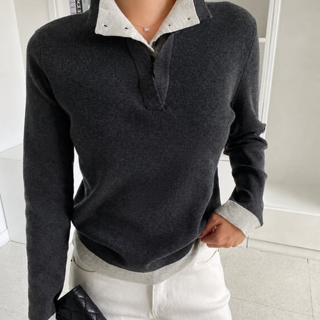《予約販売》Double-Knit High Neck