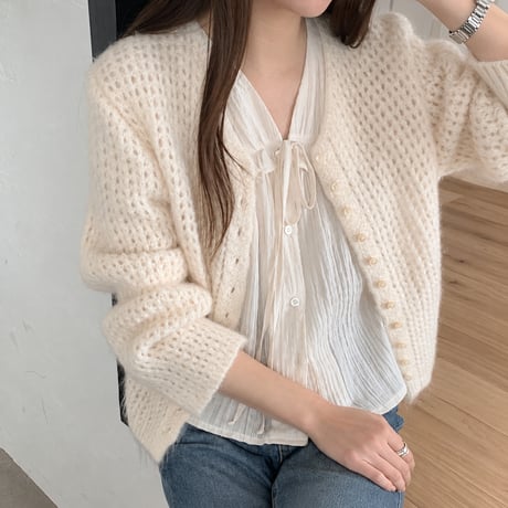 《予約販売》Fluffy Knit Cardigan