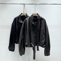 《予約販売》STUNNING Belted Leather Jacket