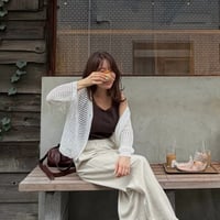 《予約販売》Mesh Knit Cardigan