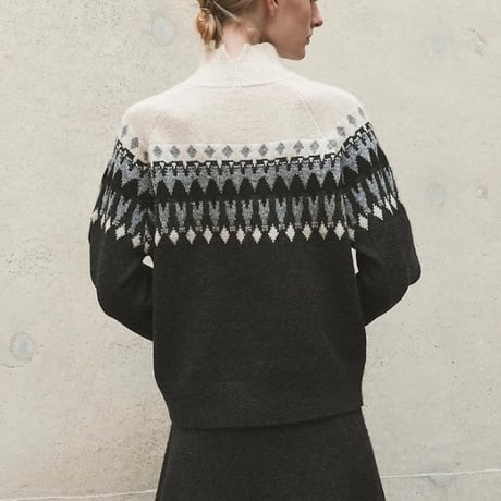 《予約販売》Intarsia Knit Turtleneck