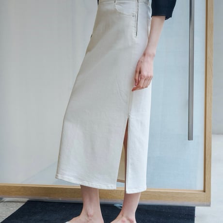 《予約販売》Side Slit Midi Skirt