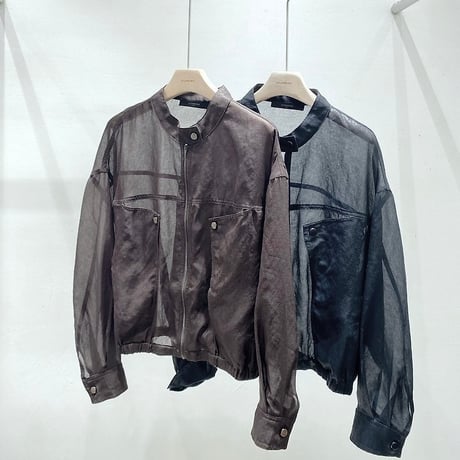 《予約販売》STUNNING Sheer Blouson Jacket