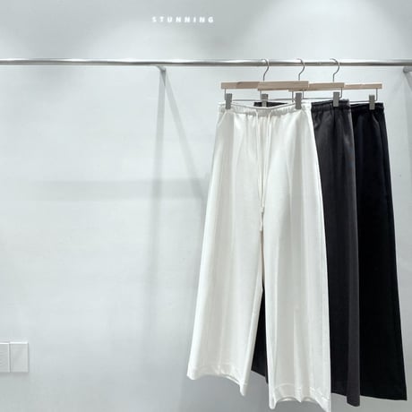 《予約販売》STUNNING Drawstring wide pants