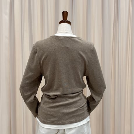 《予約販売》Twist Neck Double T-Shirt