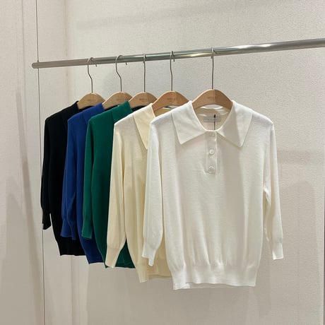 《予約販売》Solid Color Knit Top