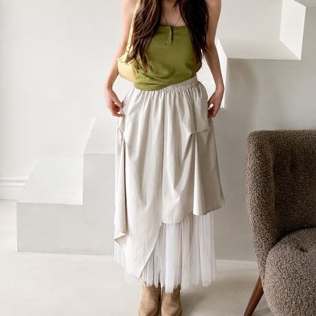 《即日発送📦》Layered Tulle Skirt