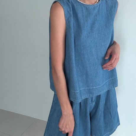 《予約販売》Denim Two-Piece Set